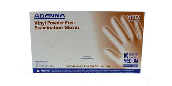 Vinyl Powder Free (PF) Medical Gloves